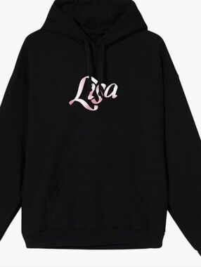 BLACK PINK  | official LISA "bisou bisou" graphic hoodie